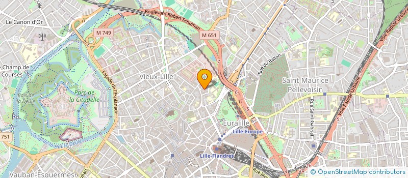 localisation de l'entreprise CEFOR MUSIC  LILLE