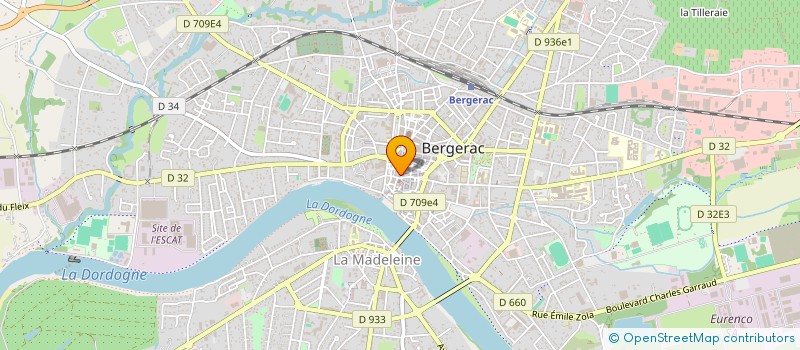 localisation de l'entreprise CEFORCO à BERGERAC
