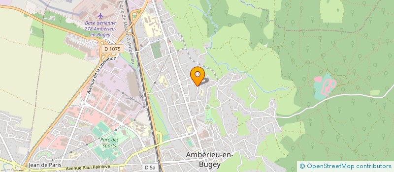 localisation de l'entreprise CEFORELEC à AMBERIEU-EN-BUGEY