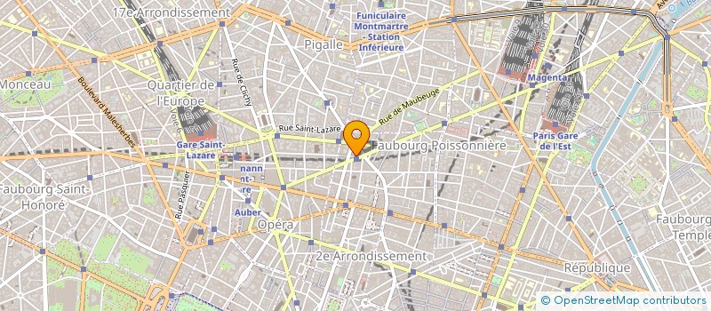 localisation de l'entreprise CEFORPE MARC FORGET ET ASSOCIES à PARIS