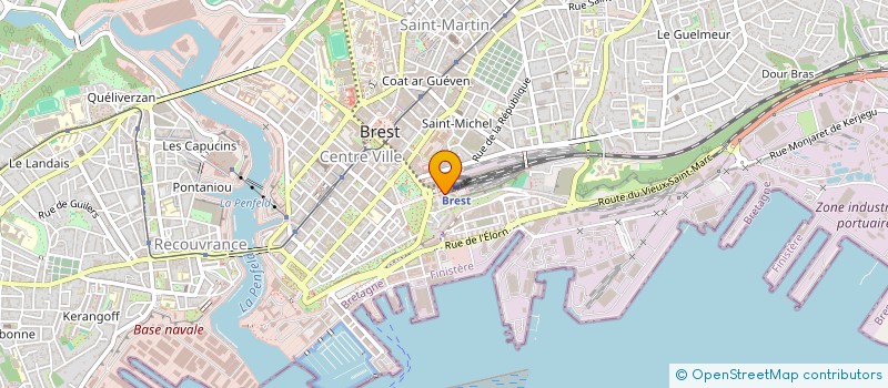 localisation de l'entreprise CEFORTECH  BREST