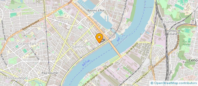 localisation de l'entreprise CEFOTECH à BORDEAUX