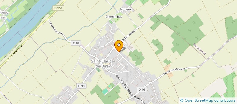 localisation de l'entreprise CEFR  SAINT-CLAUDE-DE-DIRAY