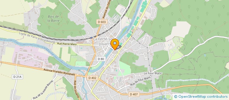 localisation de l'entreprise CEFRAL à LA FERTE-SOUS-JOUARRE