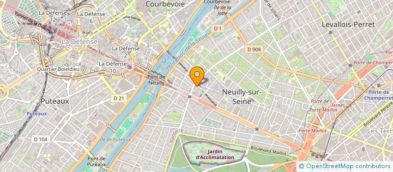 localisation de l'entreprise CEFRAMHS CENTRE ETUD FORMAT RECHE ANIMAT à NEUILLY-SUR-SEINE