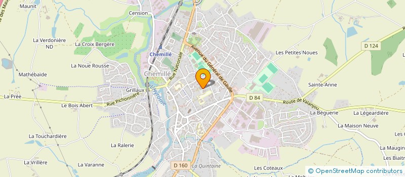 localisation de l'entreprise CEFRAS  CHEMILLE-EN-ANJOU