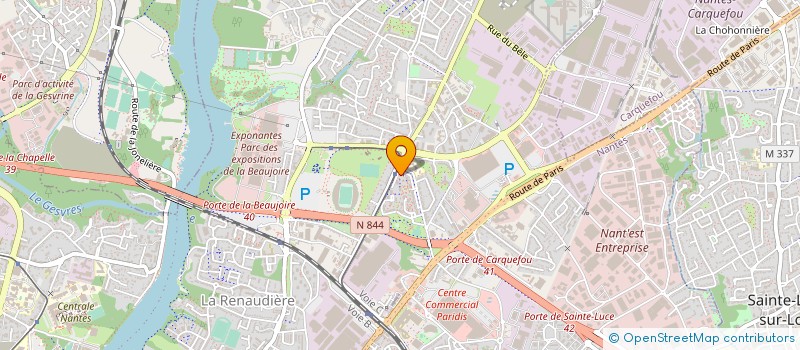 localisation de l'entreprise CEFRES CENT FORMATION RECHERCHE EDUC SOC à NANTES