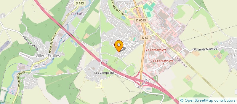 localisation de l'entreprise CEFTEC  BARENTIN