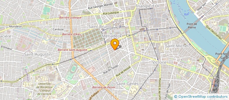 localisation de l'entreprise CEFYM  BORDEAUX