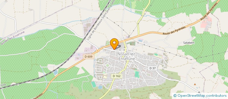 localisation de l'entreprise CEG  NISSAN-LEZ-ENSERUNE