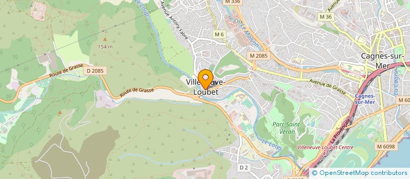 localisation de l'entreprise CEG à VILLENEUVE-LOUBET