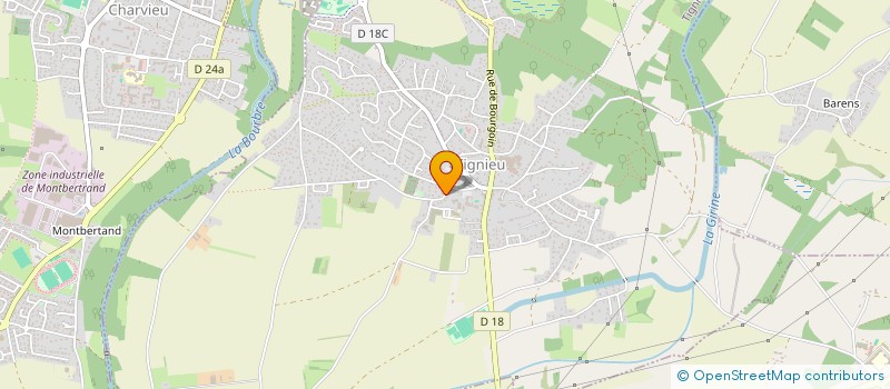 localisation de l'entreprise CEG  CHAVANOZ