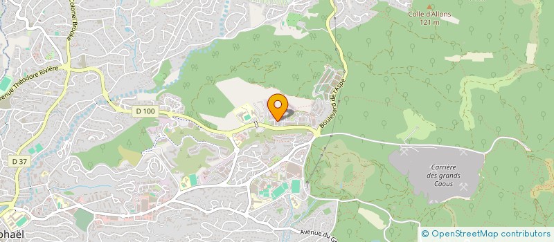 localisation de l'entreprise CEGA 2017  SAINT-RAPHAEL