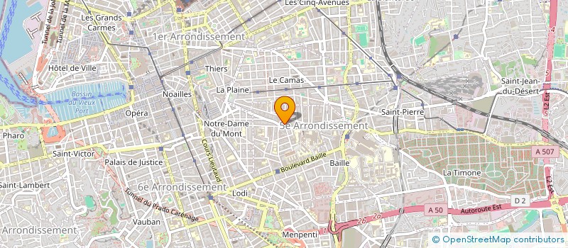 localisation de l'entreprise CEGA à MARSEILLE