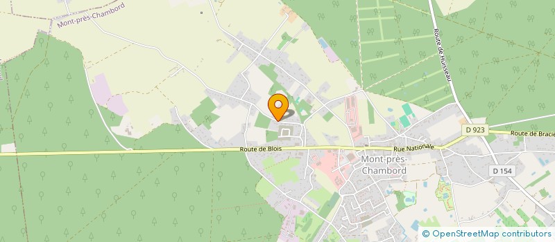 localisation de l'entreprise CEGA  MONT-PRES-CHAMBORD