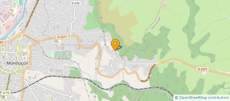 localisation de l'entreprise CEGA IMMOBILIER  DESERTINES