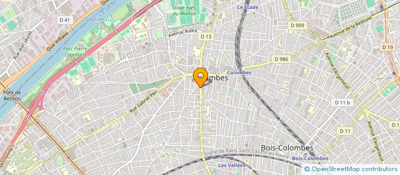 localisation de l'entreprise CEGAE  COLOMBES