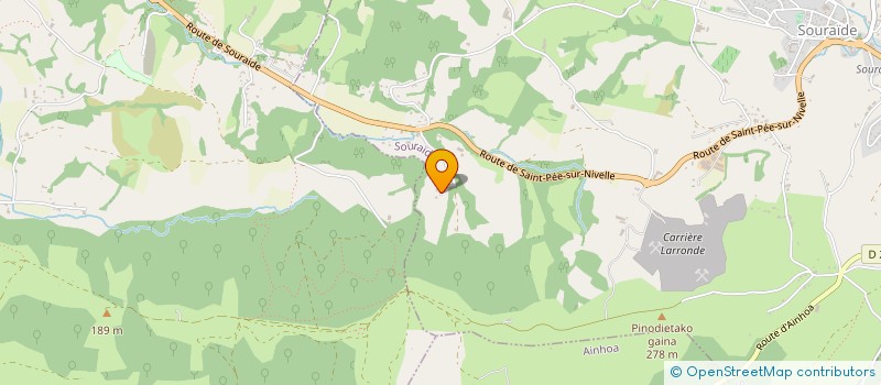 localisation de l'entreprise CEGALIN  ITXASSOU