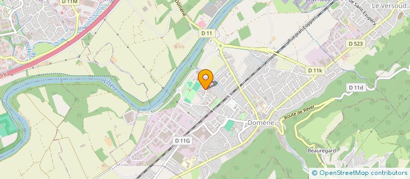 localisation de l'entreprise CEGAM  DOMENE