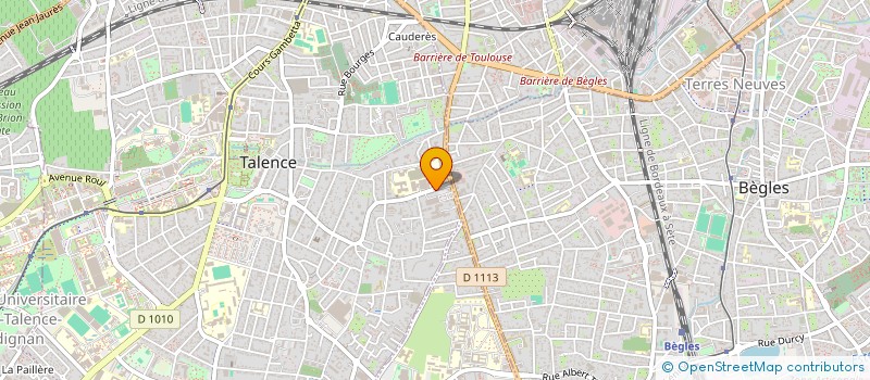 localisation de l'entreprise CEGAP  TALENCE