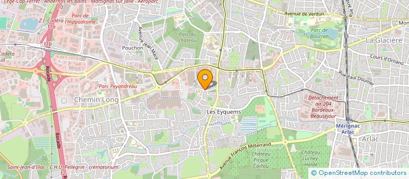 localisation de l'entreprise CEGAR  MERIGNAC