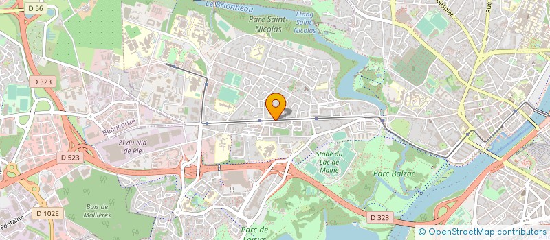 localisation de l'entreprise CEGAVI RENOV'  ANGERS