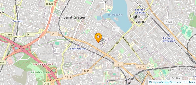 localisation de l'entreprise CEGE  SAINT-GRATIEN