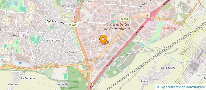 localisation de l'entreprise CEGEBAT à LES ULIS
