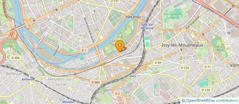 localisation de l'entreprise CEGEC STE CONSCIL ETUD TECHN à ISSY-LES-MOULINEAUX