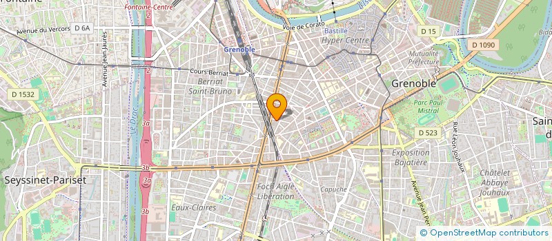localisation de l'entreprise CEGEDENT à GRENOBLE