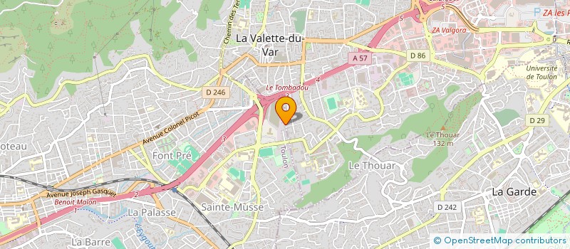 localisation de l'entreprise CEGEFI à TOULON