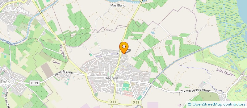 localisation de l'entreprise CEGEFRA  ALENYA