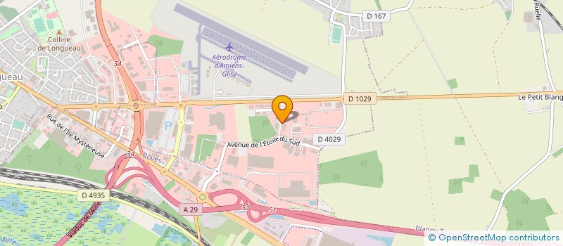localisation de l'entreprise CEGELEC AMIENS à GLISY