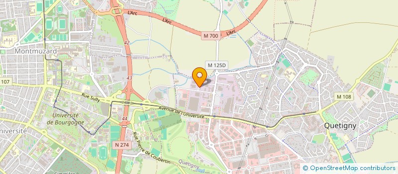 localisation de l'entreprise CEGELEC BOURGOGNE à QUETIGNY