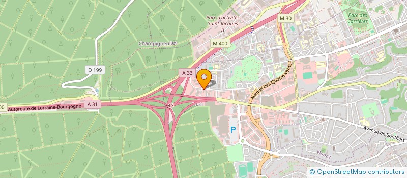 localisation de l'entreprise CEGELEC LORRAINE ALSACE à LAXOU