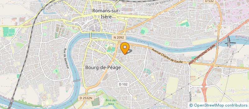 localisation de l'entreprise CEGELEC NDT-PSC à BOURG-DE-PEAGE