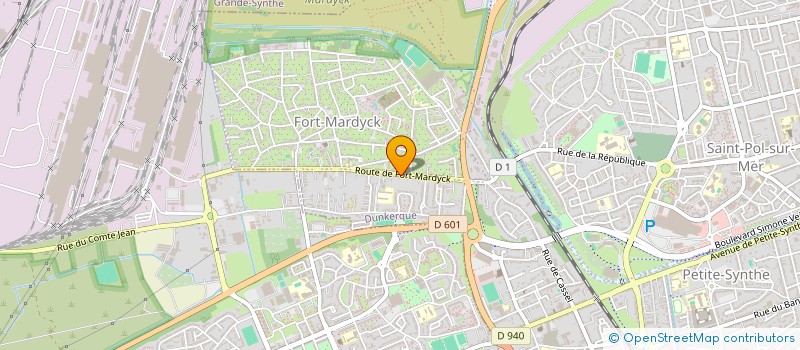 localisation de l'entreprise CEGELEC NORD INDUSTRIE à GRANDE-SYNTHE