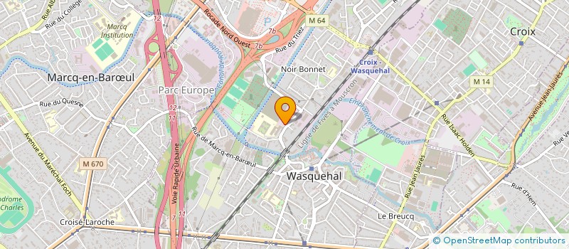 localisation de l'entreprise CEGELEC NORD TERTIAIRE à WASQUEHAL