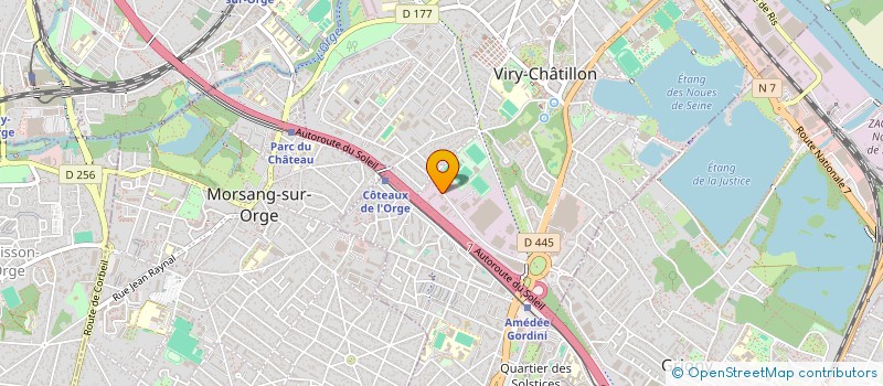 localisation de l'entreprise CEGELEC PARIS à VIRY-CHATILLON