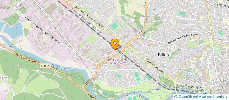 localisation de l'entreprise CEGELEC RESEAUX BEARN à BILLERE