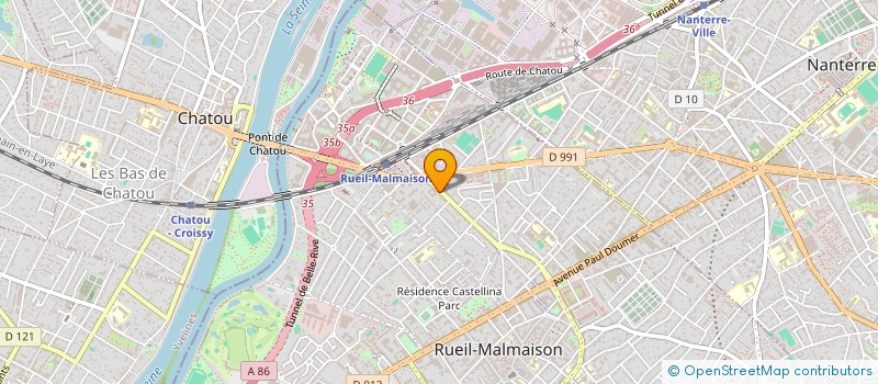 localisation de l'entreprise CEGELEC TERTIAIRE ILE DE FRANCE à RUEIL-MALMAISON