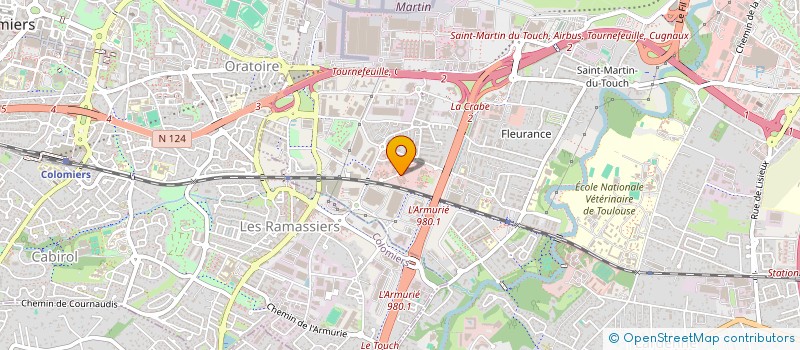 localisation de l'entreprise CEGELEC TOULOUSE à COLOMIERS