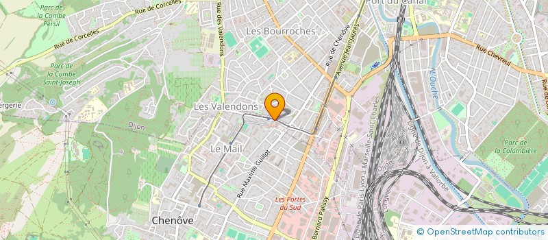 localisation de l'entreprise CEGEM à CHENOVE