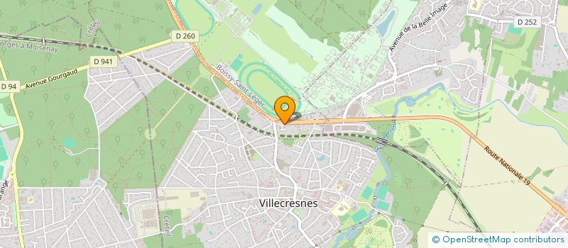 localisation de l'entreprise CEGEMA à VILLECRESNES