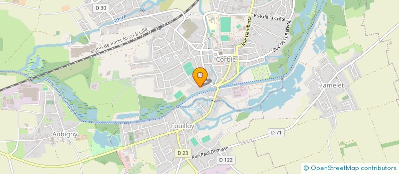 localisation de l'entreprise CEGEME à CORBIE