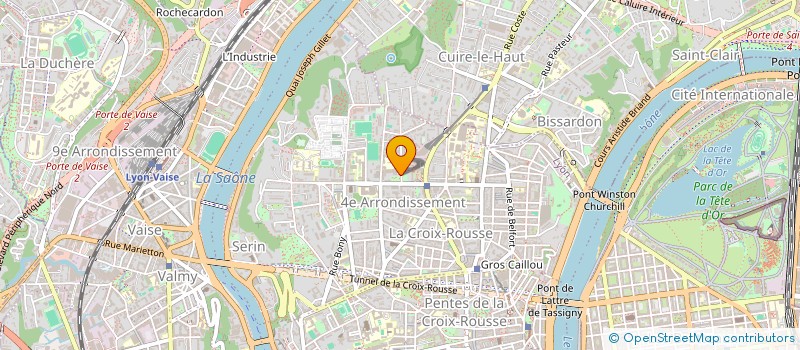 localisation de l'entreprise CEGEOR FINANCE  LYON