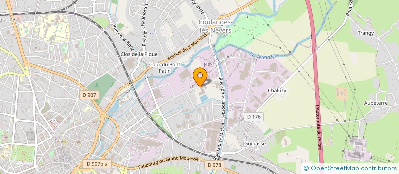 localisation de l'entreprise CEGEPLAST à NEVERS