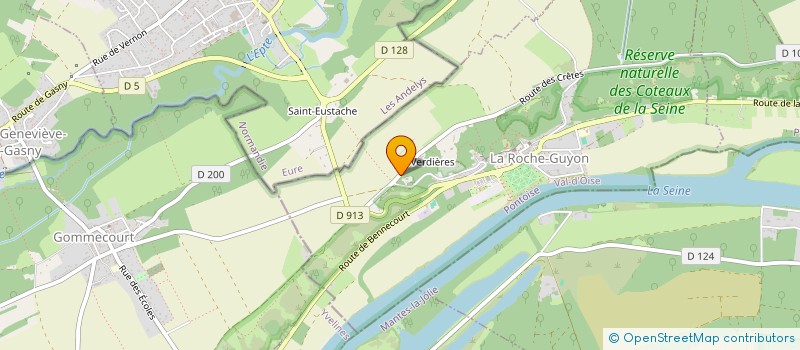 localisation de l'entreprise CEGETECH  LA ROCHE-GUYON