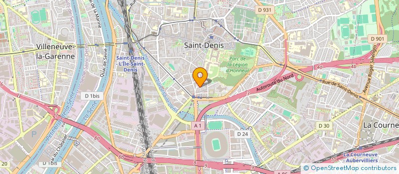 localisation de l'entreprise CEGETI SARL à SAINT-DENIS