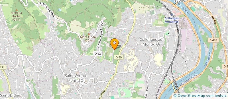 localisation de l'entreprise CEGEVE  SAINT-CYR-AU-MONT-D'OR